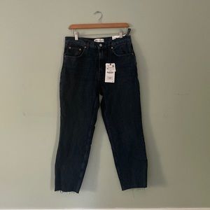 NWT Zara slim straight jeans in cobalt